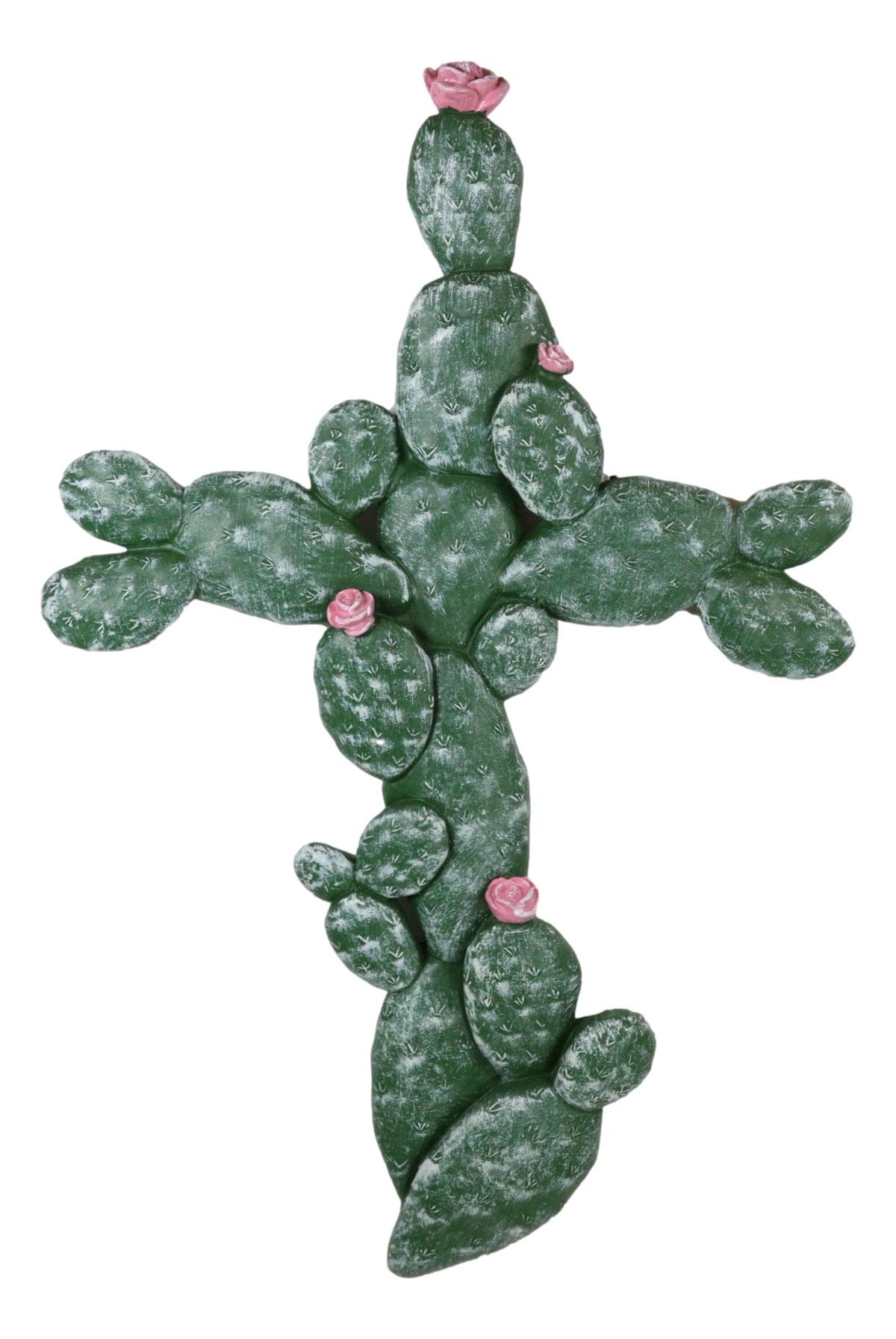 Western Southwest Flowering Saguaro Cactus Cacti Forest Wall Cross Decor Plaque