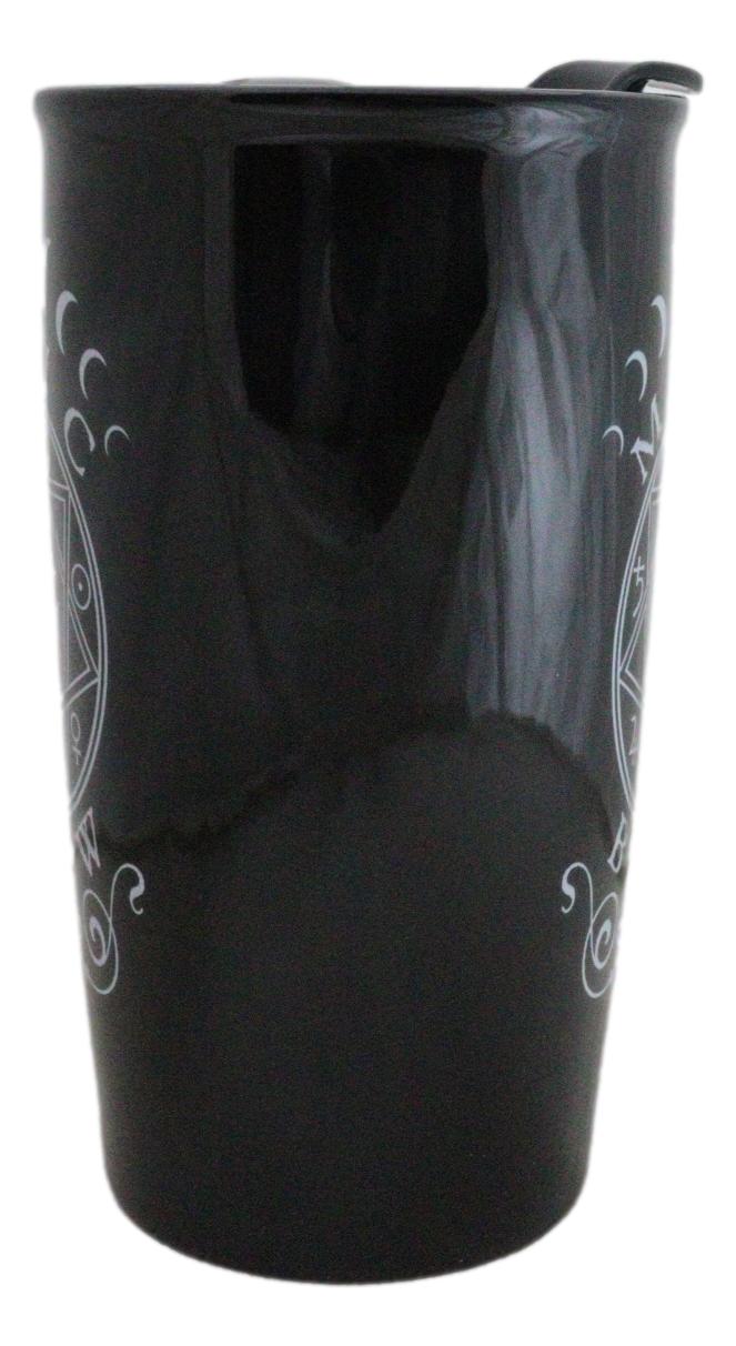 Wicca Witchcraft Phases Of The Moon Magic Brew Ceramic Travel Mug Coffee Tea Cup