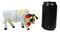 Cow Parade King of Rock N Roll Cow In White Jumpsuit Collector's Figurine