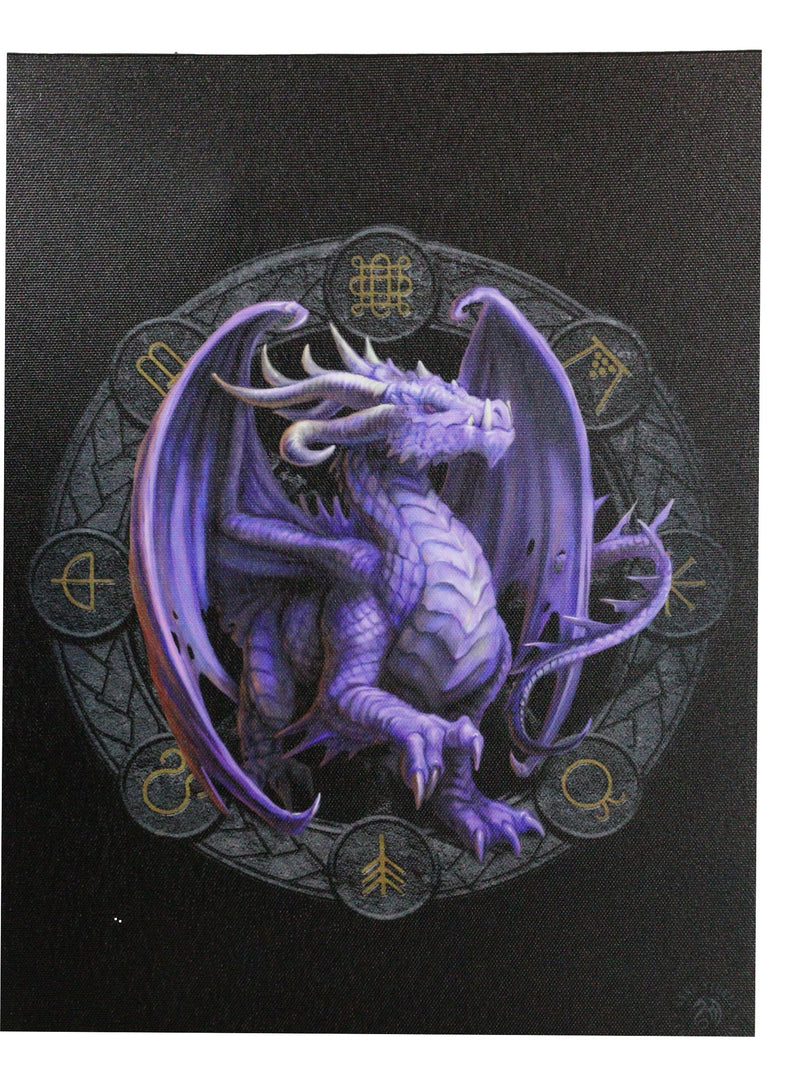 Anne Stokes Samhain Drake Sabbats Wheel of The Year Dragon Canvas Wall Decor