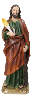 Apostle Disciple Of Jesus Saint James The Less With Walking Stick Figurine 12"H