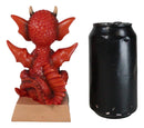 Fantasy Red Fire Koan Cartoon Chibi Dragon Figurine What Would A Dragon Do?
