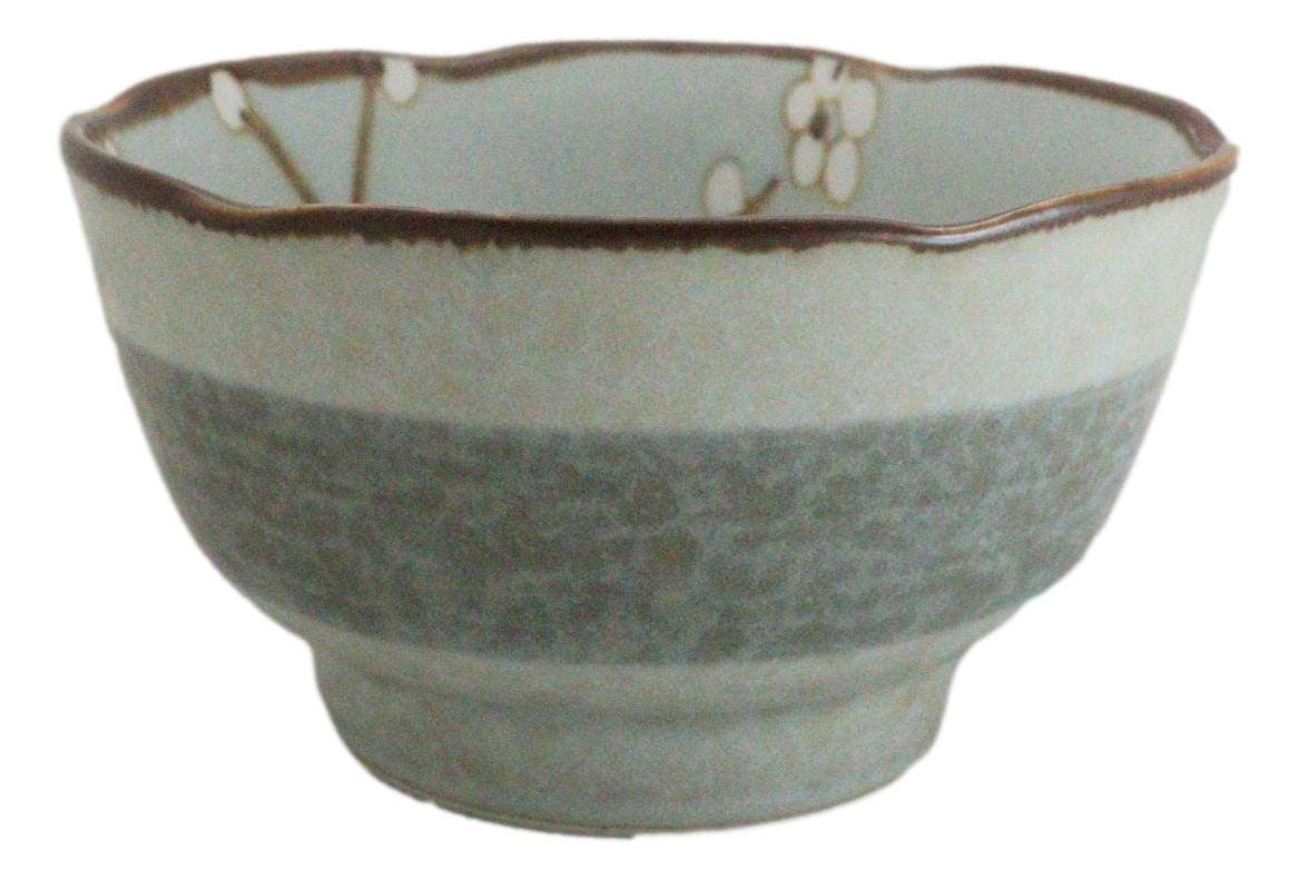 Made In Japan Ceramic Soushun Sakura Cherry Blossoms Small Rice Soup Bowls 10oz