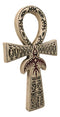 Ancient Egyptian Crux Ansata Ankh Key Horus Hieroglyphs Wall Decor Sculpture