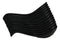 Contemporary Black Melamine Asian Soup Spoons With Ladle Hook Pack Of 12 Set