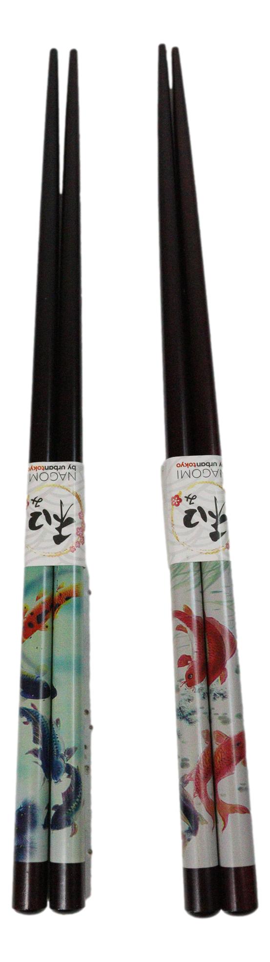 Goldfish Kingyo Pastel Blue Sauce Dishes Chopsticks And Rests Sushi Set For 2