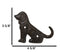 Pack Of 3 Cast Iron Whimsical Rustic Cocker Spaniel Dog Wagging Tail Wall Hooks