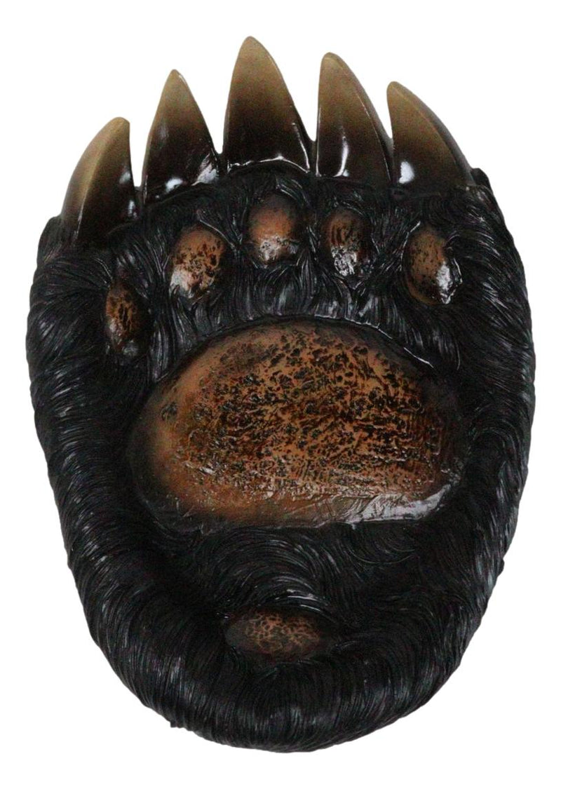 Rustic Western Long Claws Bear Paw Jewelry Trinket Keys Tray Dish Plate Figurine