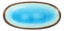 Blue Sky Aozora Kannyu Collection Ceramic Oblong Shape Long Serving Platter 16"L