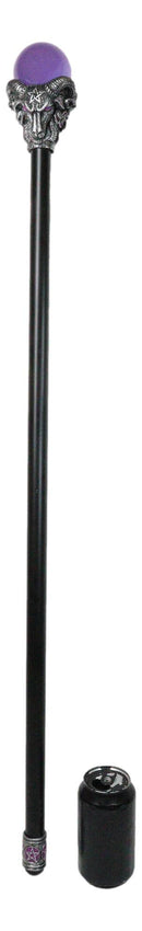 Dark Occult Pentagram Baphomet Sabbatic Goat of Mendes Swagger Stick Cane Staff