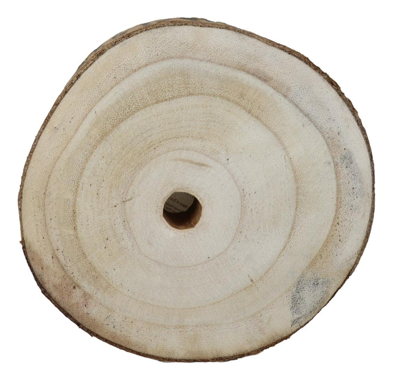 Pack Of 6 Unfinished Natural Wood Slices With Bark 6.25"D DIY Arts And Crafts