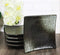 Pack Of 5 Charcoal Grey Hakumu Collection Square Appetizer Dessert Salad Plates