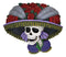 Day of The Dead Colorful Roses Hat La Calavera Catrina Sugar Skull Wall Decor