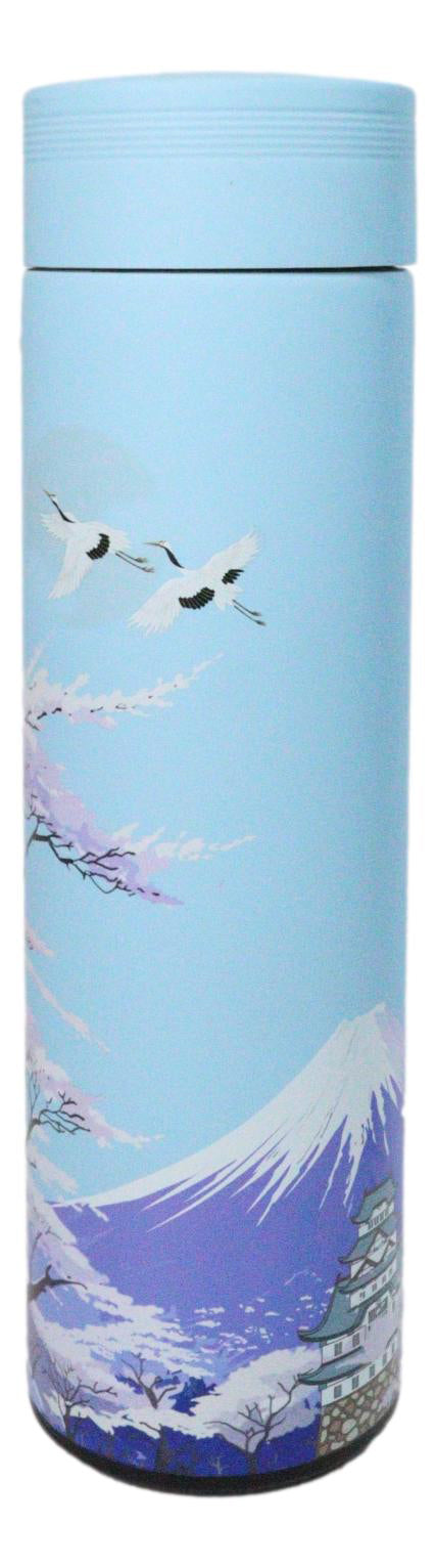 Mount Fuji 17oz Vacuum Insulated Stainless Steel Thermos Bottle with Tea Infuser