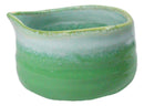 Green And White Emerald Ceramic Japanese Matcha Green Tea Bowl Whisk & Scoop Set