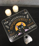 Cute And Creepy Black Bat Winged Cat Spirit Ouija Talking Board With Planchette