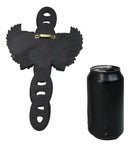 Gothic Angel Winged Cowboy Skull With Red Scarf Prison Shackle Chains Wall Cross