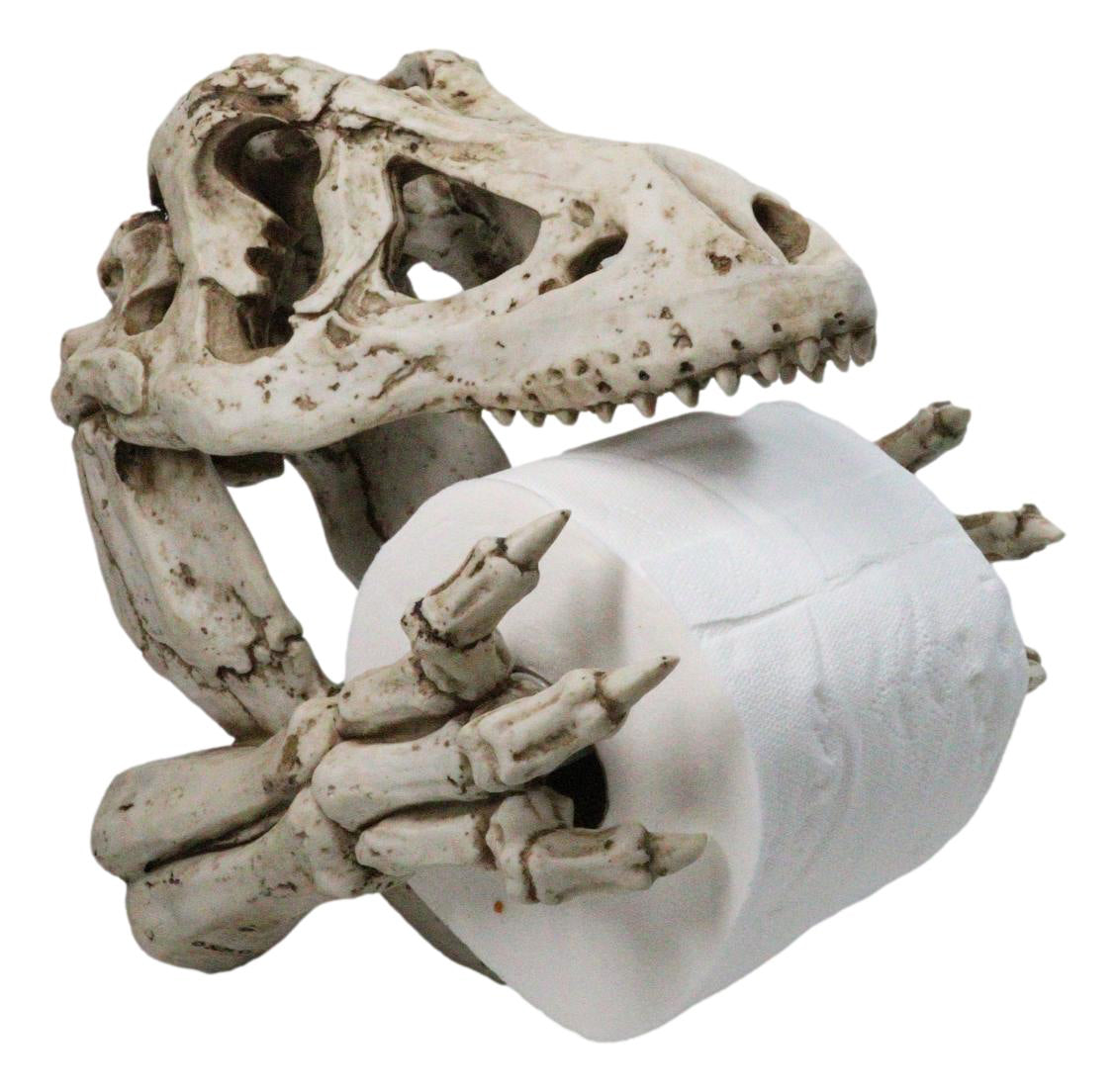 Ebros Prehistoric T-Rex Dinosaur Toilet Paper Roll Holder Bathroom Decor