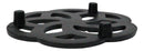 Floral Scroll Geometry Traditional Cast Iron Metal Tetsubin Teapot Trivet Stand