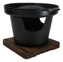 Portable Japanese BBQ Yakiniku Grill Aluminum Cooking Stove With Griddle Trivet