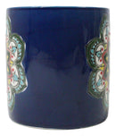 Indigo Ajna Eye Brow Chakra Zen Flower Of Life Mandala Circle Ceramic Mug Cup