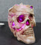 Tomb Of Egypt Mummy Sarcophagus Skull With Multicolor Glowing LED Light Figurine