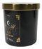 Wicca Witchcraft Mystic Tarot The Moon Black Opium Scented Candle With Gold Lid