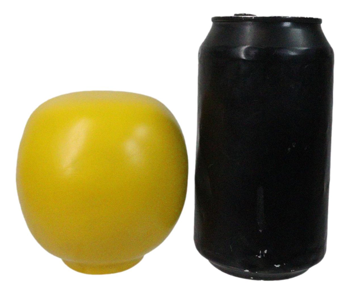 Yellow Talisman of Protection Japanese Zen Daruma Figurine With Unpainted Eyes