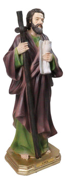Apostle Disciple Of Jesus Saint Philip Holding Tall Cross Figurine 12" Series
