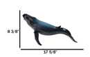 Marine Large Baleen Blue Whale Figurine Statue Ocean Wildlife Sculpture 17"Long