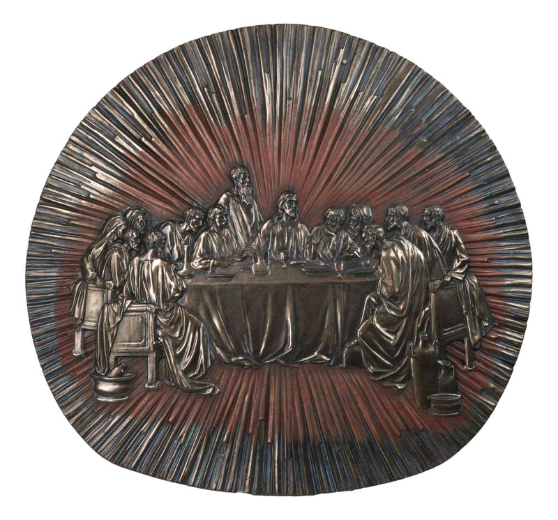 Da Vinci The Last Supper of Jesus and Disciples Wall Decorative Relief Figurine
