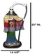 Large 2 Feet Tall Holy Death Santa Muerte Holding Scythe In Rainbow Robe Statue