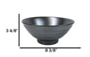 Pack Of 5 Black Tetsu Kesho Ceramic Collection Large Ramen Soup Dinner Bowl 40oz