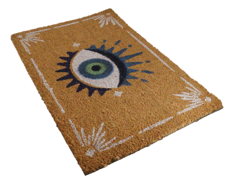 Wicca Talisman All Seeing Eye Of Providence Coir Coconut Fiber Floor Mat Doormat