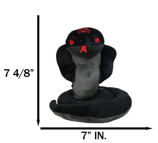 Underworld Mythological Creature Venomous Cobra Snake Decorative Luxe Soft Plush