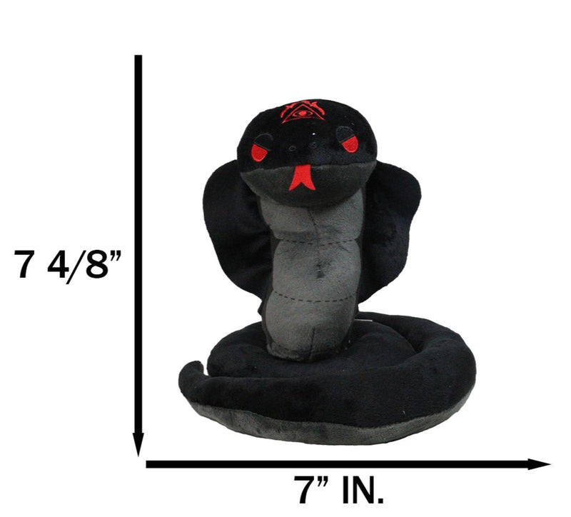 Underworld Mythological Creature Venomous Cobra Snake Decorative Luxe Soft Plush