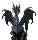 Draconis Watcher Guardian Stone Gargoyle Dragon On Rock Decorative Figurine 8"H