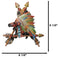 Native Tribal American Indian Chief Horse In Headdress With 3 Arrows Wall Decor