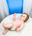Nativity Christmas Realistic Infant Baby Jesus With Moving Hands Statue 12" L