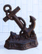 Cast Iron Nautical Ocean Marine Ship Anchor Decorative Paperweight Sculpture