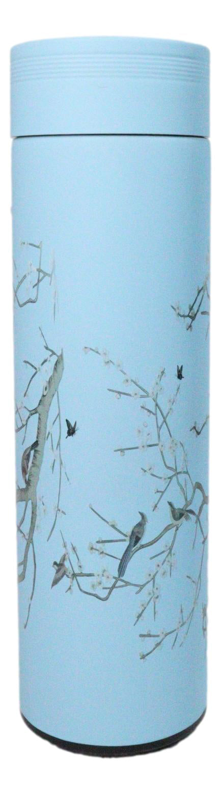 Ume Blossom 17oz Vacuum Insulated Stainless Steel Thermos Bottle W/ Tea Infuser
