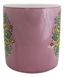 Purple Sahasrara Crown Chakra Zen Flower Of Life Mandala Circle Ceramic Mug Cup