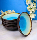 Pack Of 6 Blue Sky Aozora Kannyu Round Flair Deep Plates Shallow Bowls 15oz