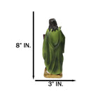 Christian Apostle Of Jesus Saint John Evangelist with Eagle Figurine 8"H