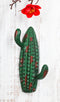 Pack Of 2 Cast Iron Rustic Southwestern Desert Cactus 2-Pegs Double Wall Hook