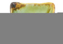 Pack Of 6 Green Midori Kannyu Porcelain Wavy Square Shaped Sauce Dishes 3oz