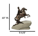 Bronze Horseman Tsar King Peter The Great On Equestrian Horseback Figurine 10"H