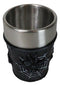 Set Of 4 Gothic Arachnid Black Giant Spider With Webs Shooter Shot Glasses
