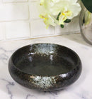 Pack of 6 Grey Tone Hakumu Round Appetizer Salad Banchan Deep Dish Plates 5"D