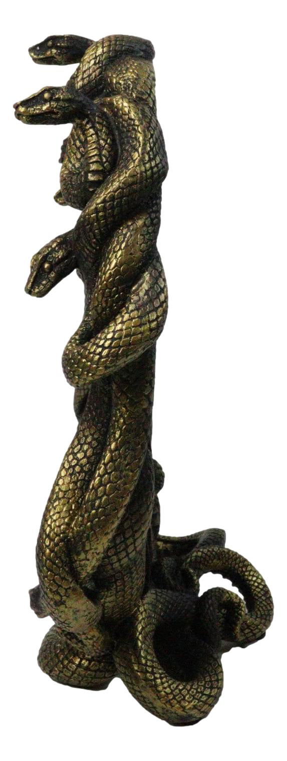 Ebros Greek Goddess Medusa Gorgon Snake Hair Freestanding Table Mirror 11.25"H